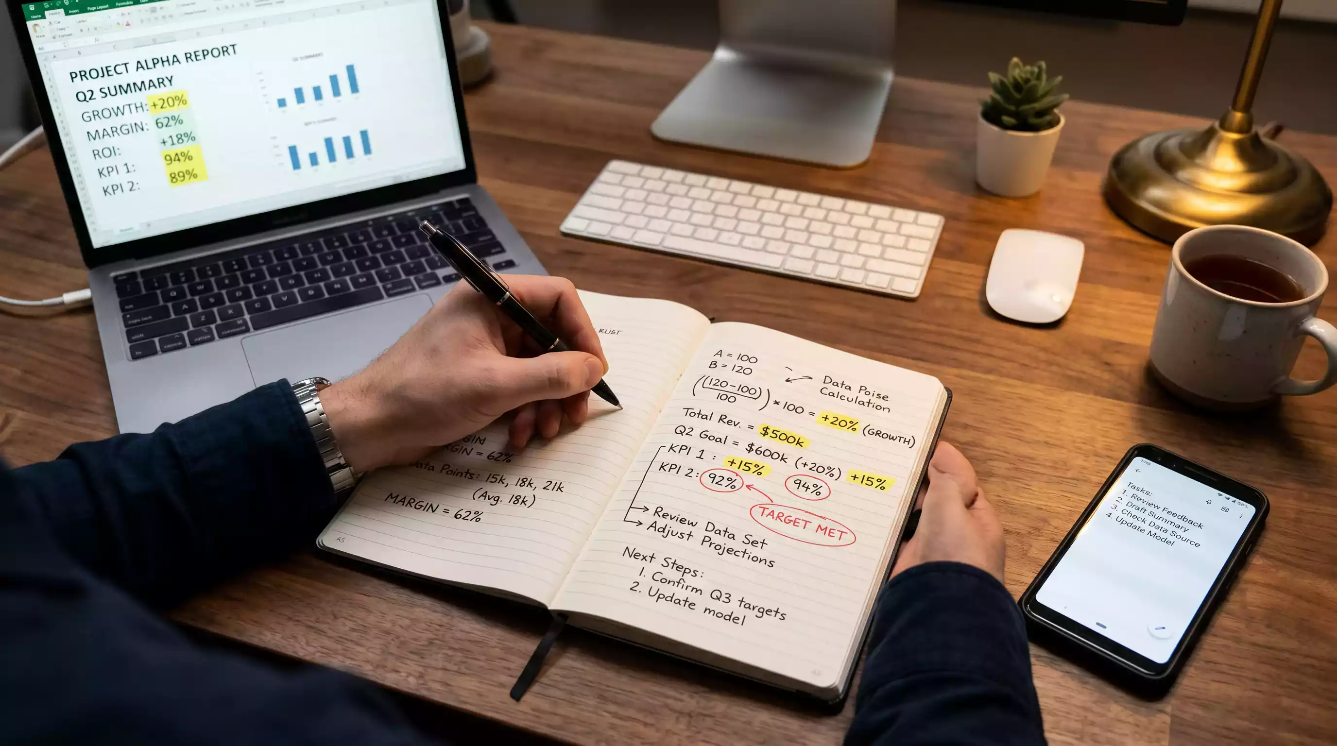 Person reviewing casino bonus terms and wagering calculations written in a notebook