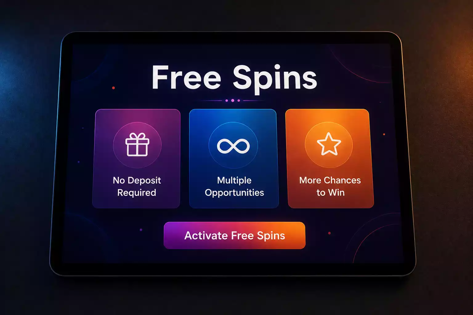 Slot machine reels displaying free spins bonus round with expected value calculation