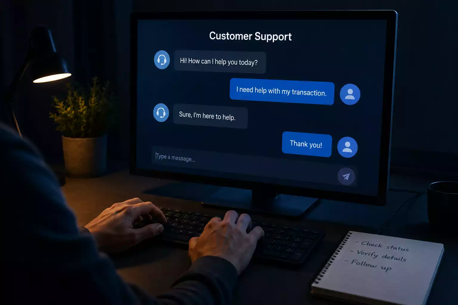 Player documenting casino withdrawal complaint with screenshots on desktop screen